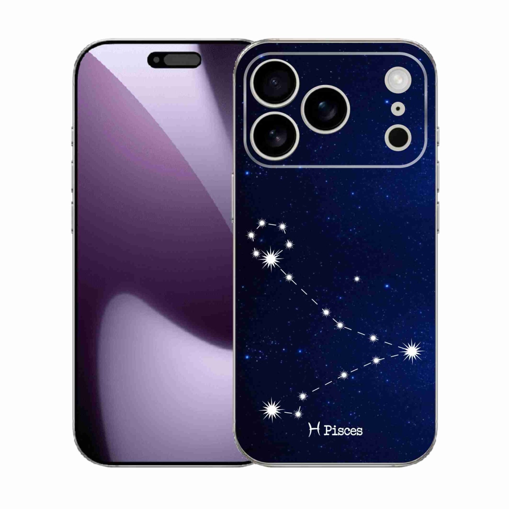 Gelový kryt mmCase na iPhone 17 Pro - souhvězdí Ryby