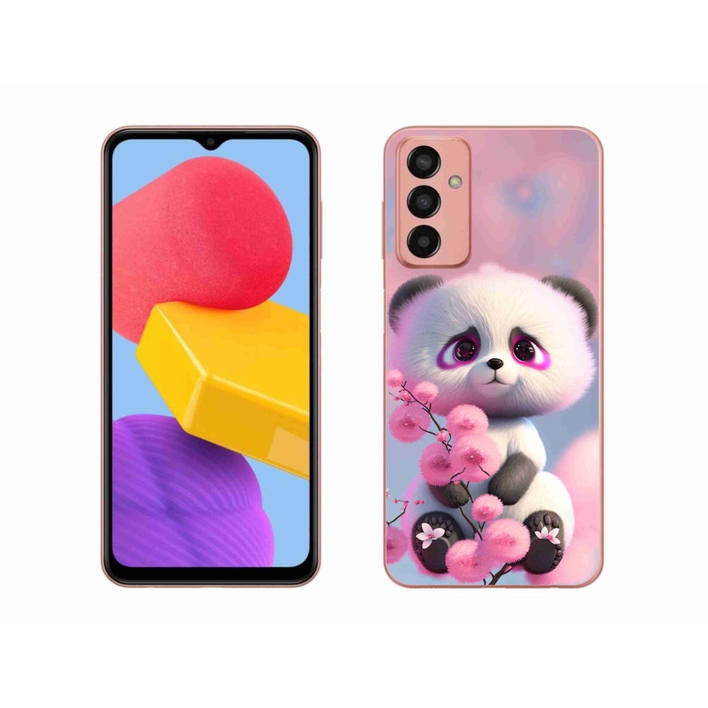 Gelový kryt mmCase na Samsung Galaxy M13 - roztomilá panda 1
