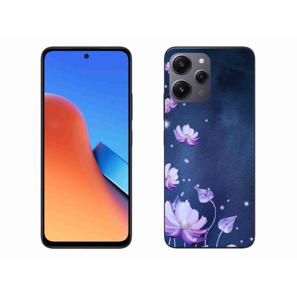 Gelový obal mmCase na Xiaomi Redmi 12 - padající květy