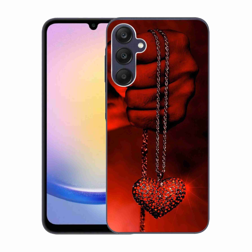 Gelový kryt mmCase na Samsung Galaxy A25 5G - náhrdelník