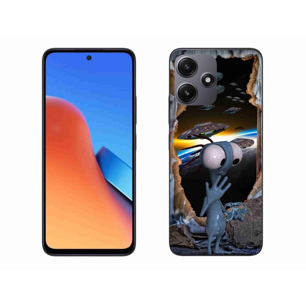 Gelový kryt mmCase na Xiaomi Redmi 12 5G - mimozemšťan