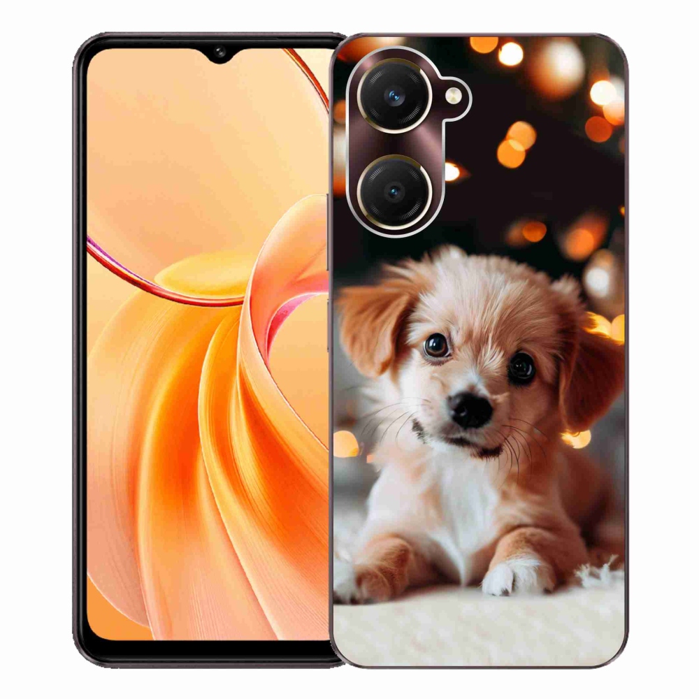 Gelový kryt mmCase na Vivo Y28s 5G - štěňátko