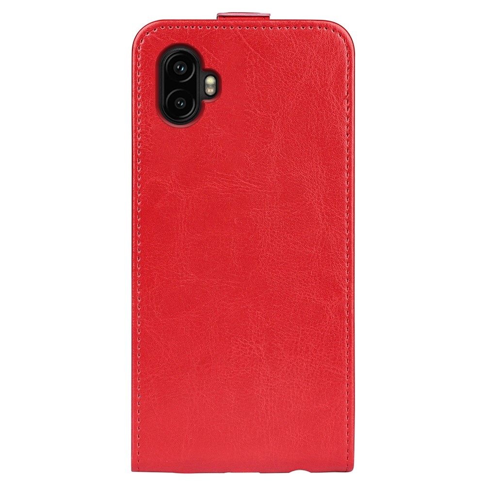 Vertical knížkové pouzdro na Samsung Galaxy Xcover 7 Pro - červené