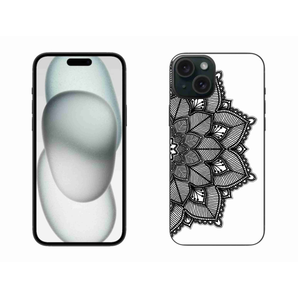 Gelový kryt mmCase na iPhone 15 Plus - mandala