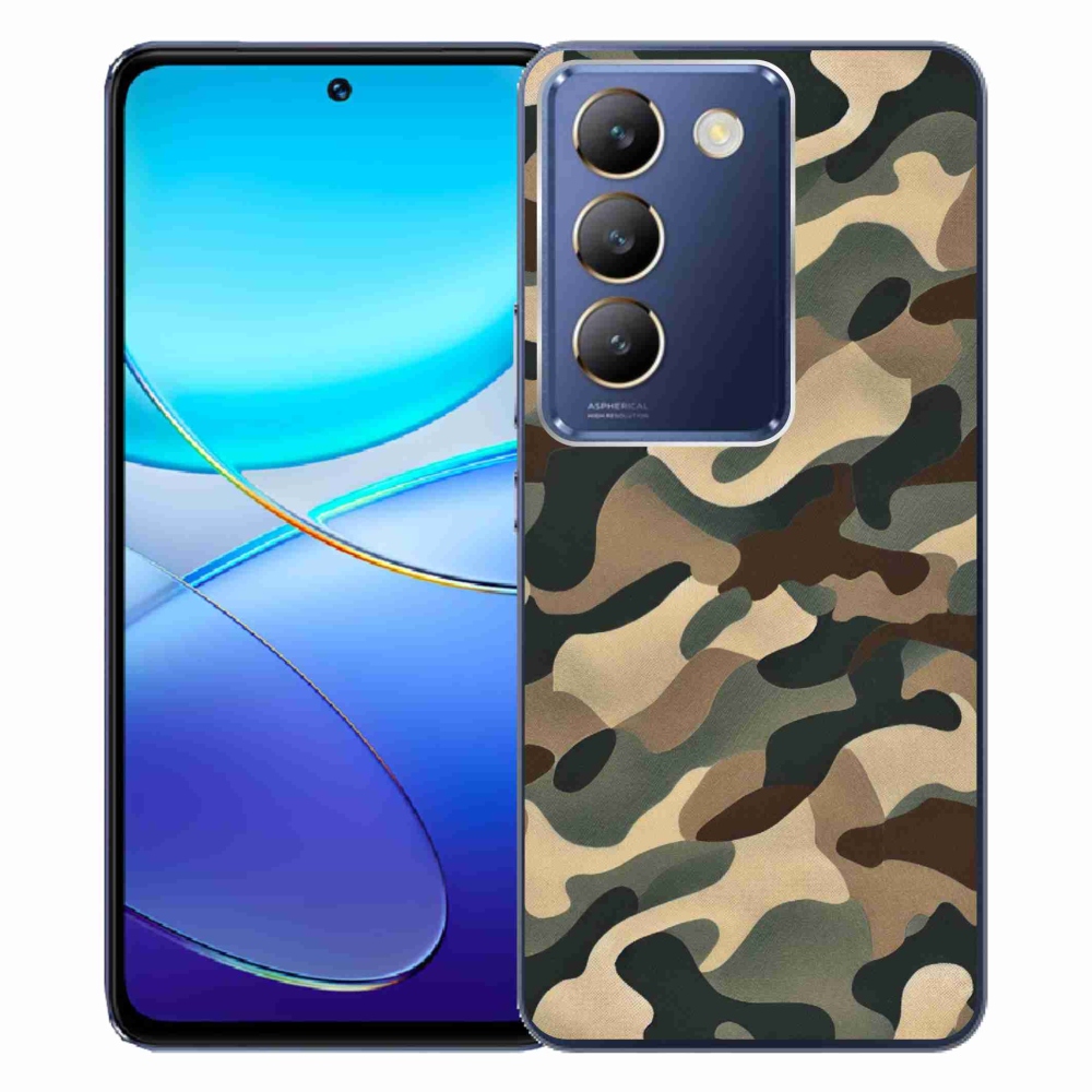 Gelový kryt mmCase na Vivo V40 SE 4G/5G - maskáčový vzor 11