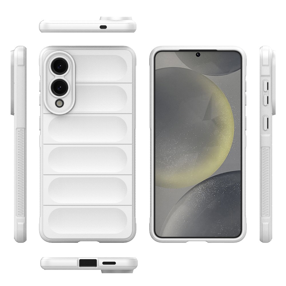 Rugg odolný gelový obal na Samsung Galaxy S25 Edge - bílý