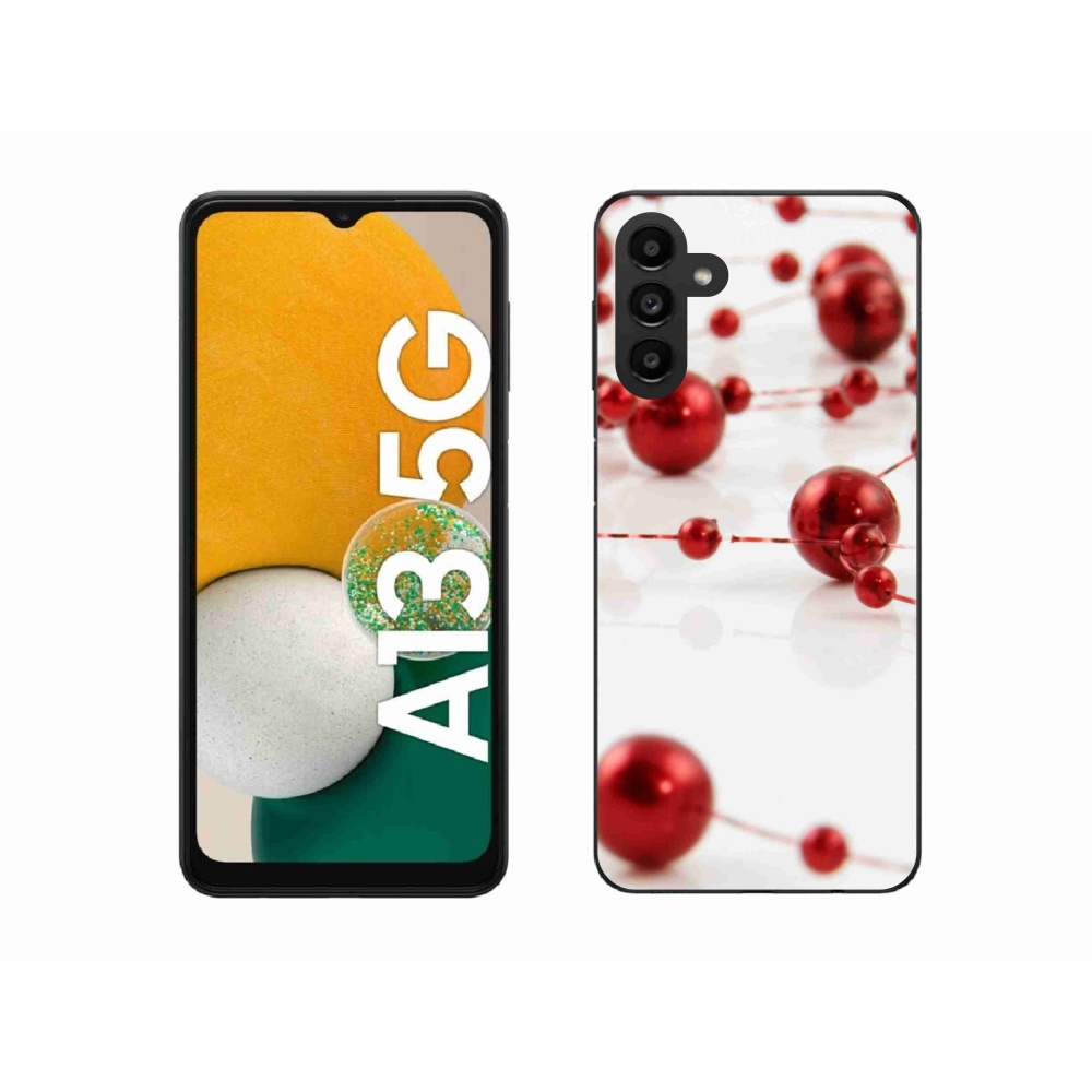 Gelový kryt mmCase na Samsung Galaxy A13 5G - vánoční řetěz