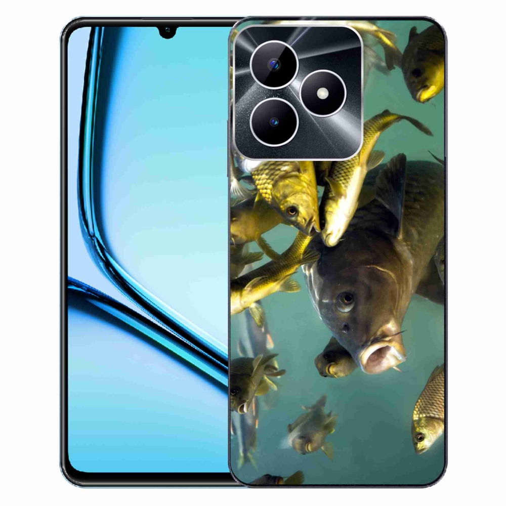 Gelový obal mmCase na Realme Note 50 - hejno ryb