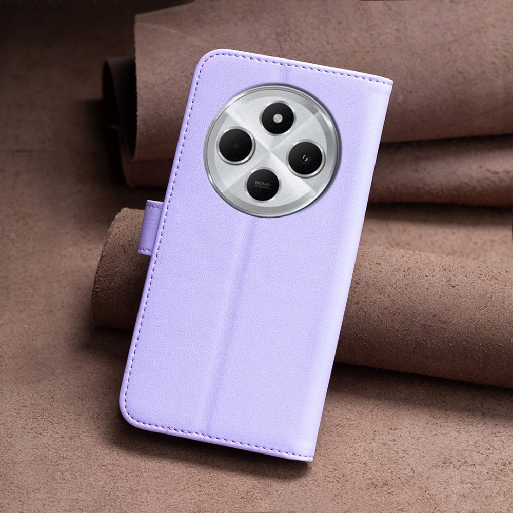 BNF knížkové pouzdro na Xiaomi Redmi 14C/Poco C75 - světlefialové