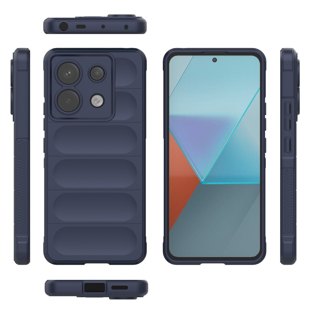 Rugg odolný gelový obal na Xiaomi Redmi Note 13 Pro 5G/Poco X6 5G - tmavěmodrý