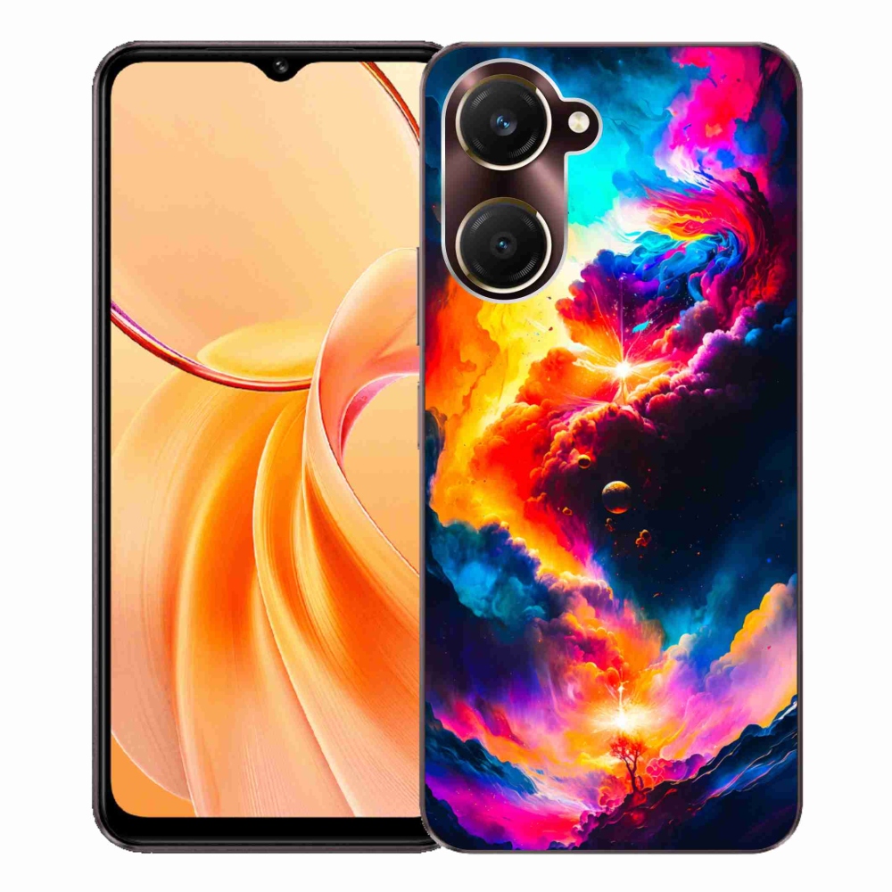 Gelový kryt mmCase na Vivo Y28s 5G - abstraktní motiv