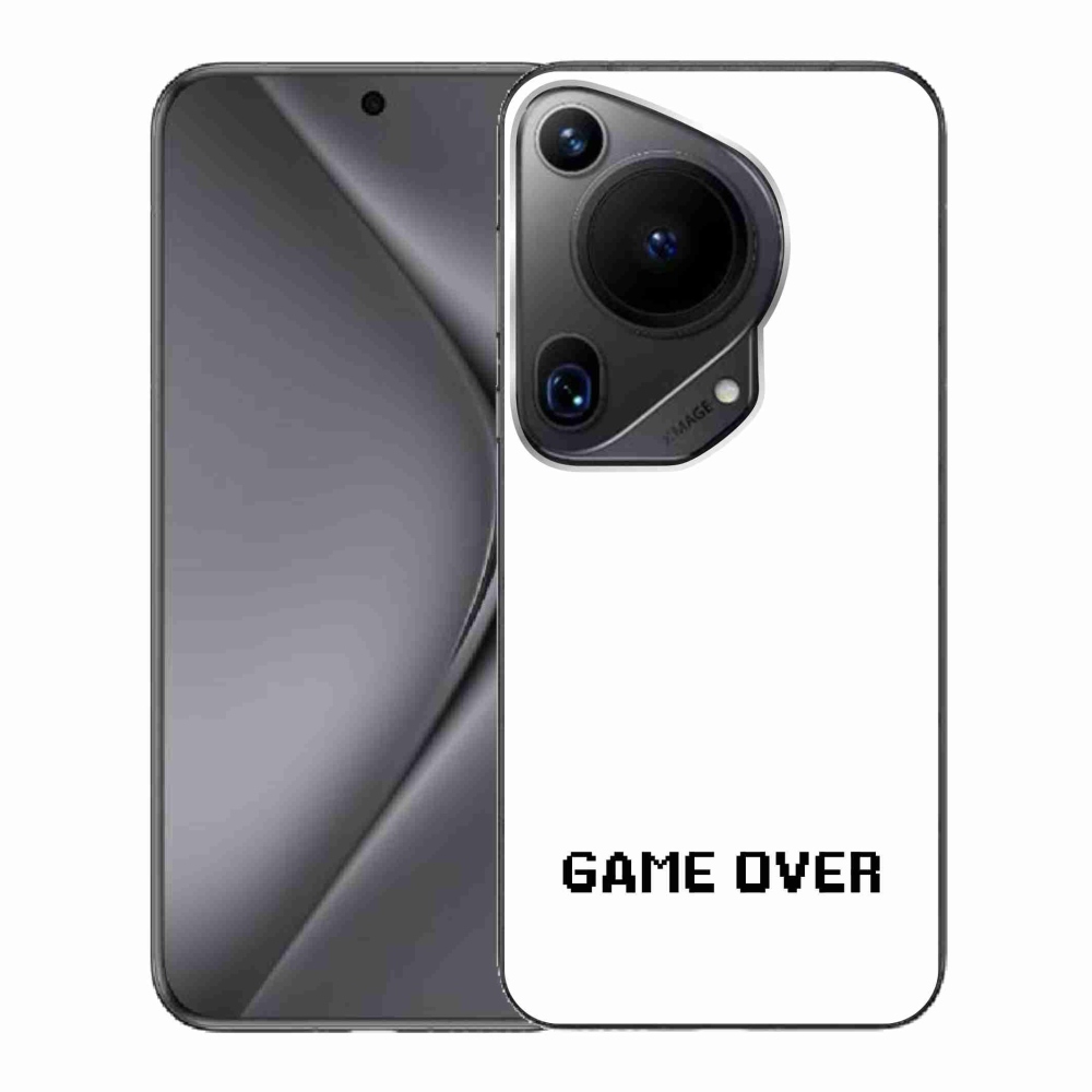 Gelový kryt mmCase na Huawei Pura 70 Ultra - game over bílé pozadí