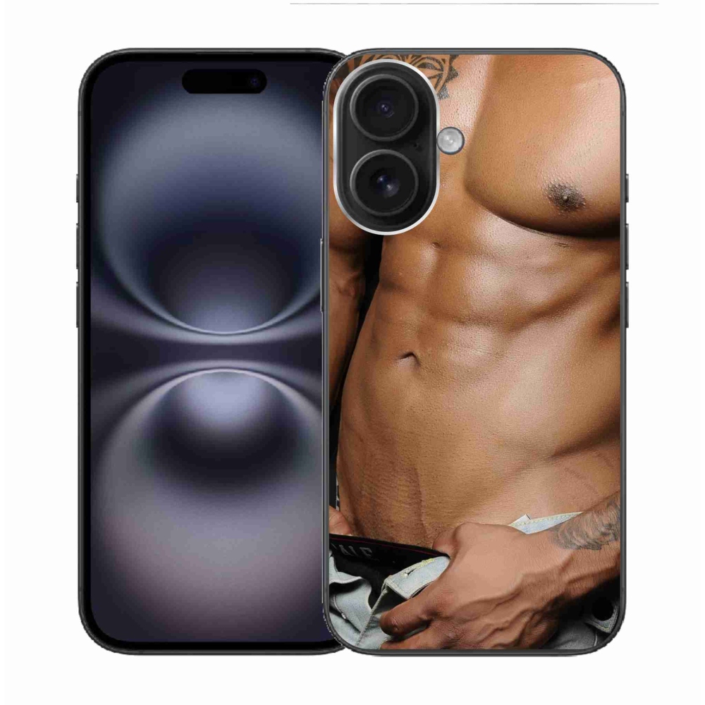 Gelový kryt mmCase na iPhone 16 - sexy muž