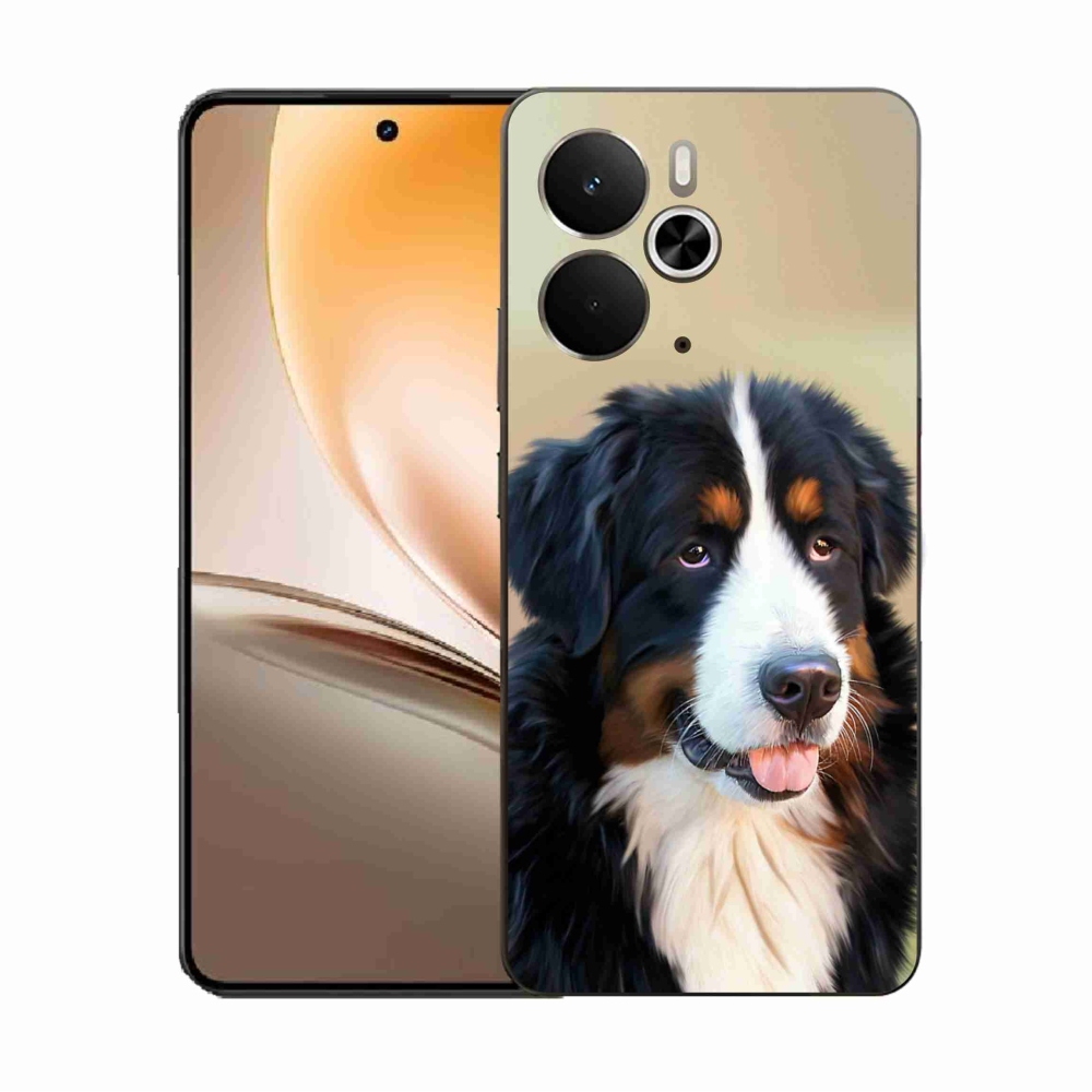 Gelový kryt mmCase na Realme 14 5G - bernský salašnický pes