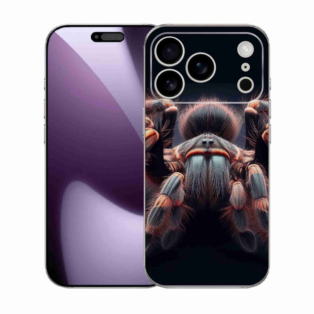 Gelový kryt mmCase na iPhone 17 Pro - tarantule