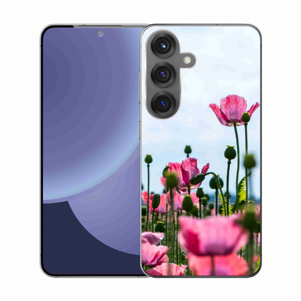 Gelový kryt mmCase na Samsung Galaxy S25 - vlčí mák