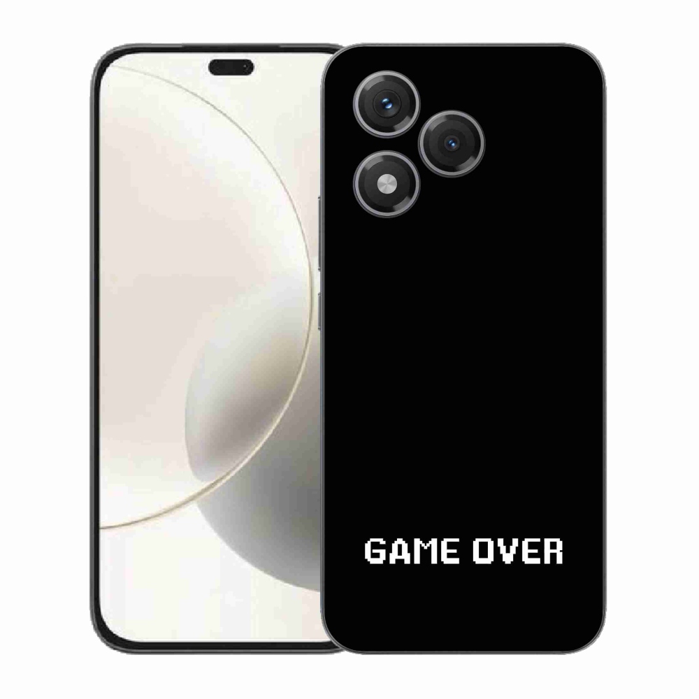 Gelový kryt mmCase na Honor 400 Lite - game over černé pozadí