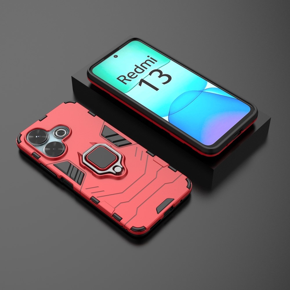 Guardy odolný kryt na Xiaomi Redmi 13 4G/Poco M6 4G - červený