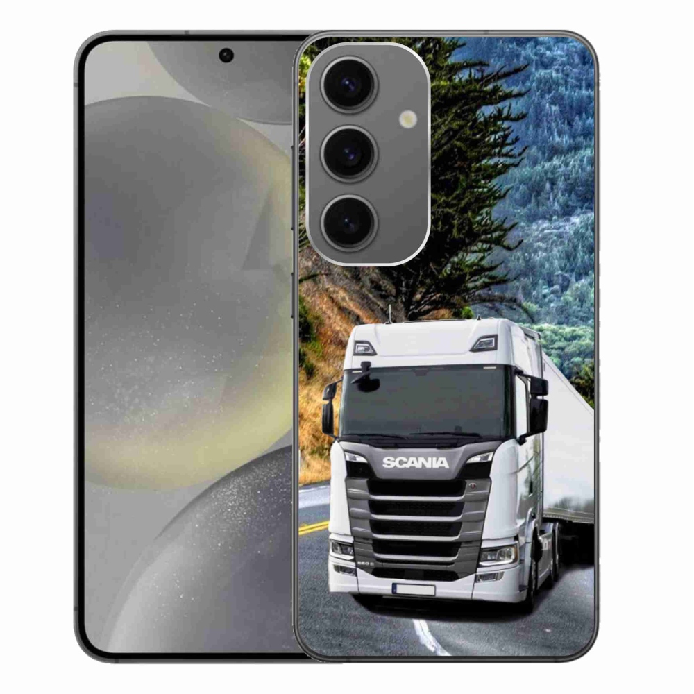 Gelový kryt mmCase na Samsung Galaxy S24+ - kamion 1