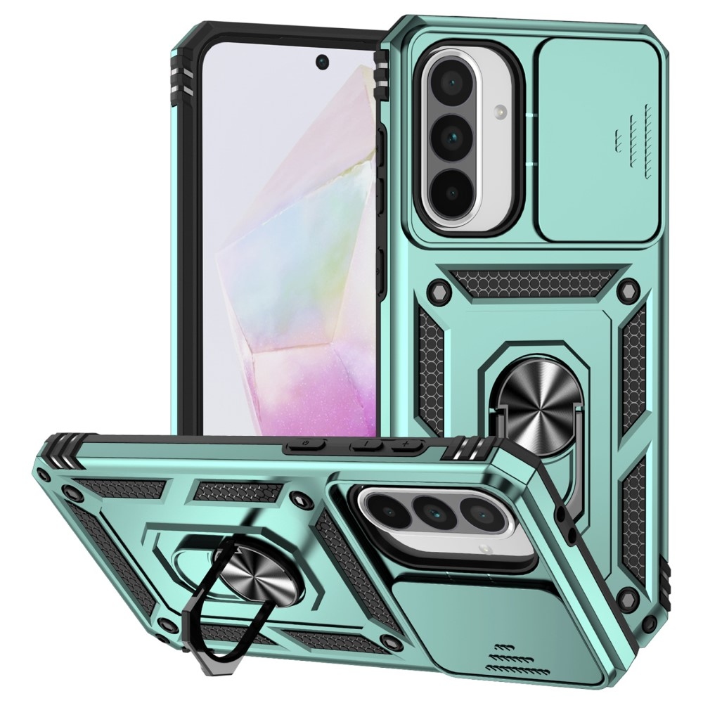 Ring odolný kryt na Samsung Galaxy A36 5G - zelený