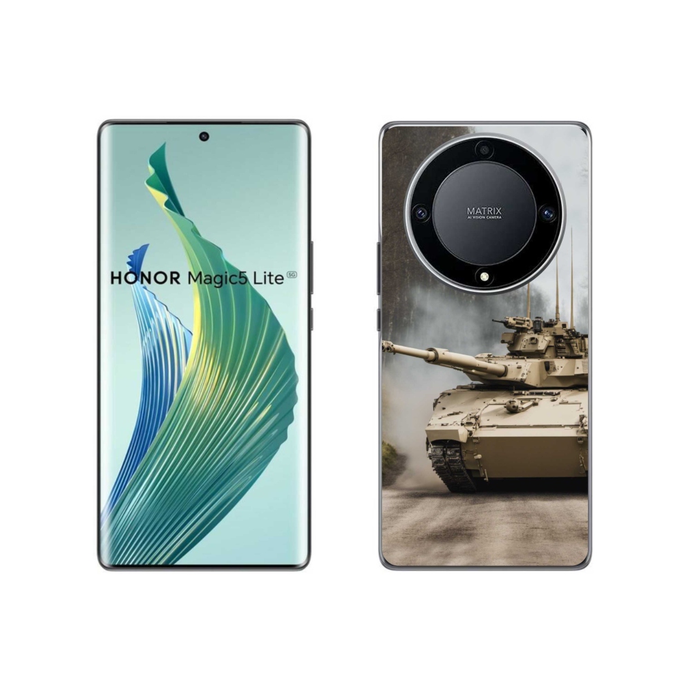 Gelový kryt mmCase na Honor Magic 5 Lite 5G - tank 1