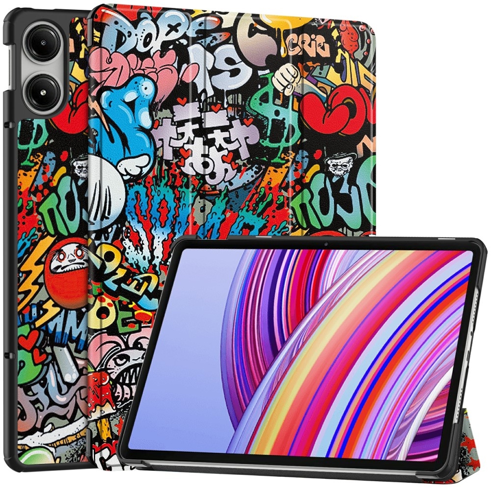 Patte chytré zavírací pouzdro na tablet Xiaomi Redmi Pad Pro 4G/5G - graffiti