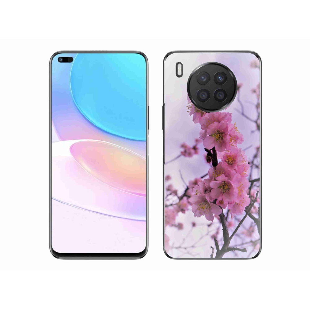Gelový kryt mmCase na Huawei Nova 8i - květiny 7