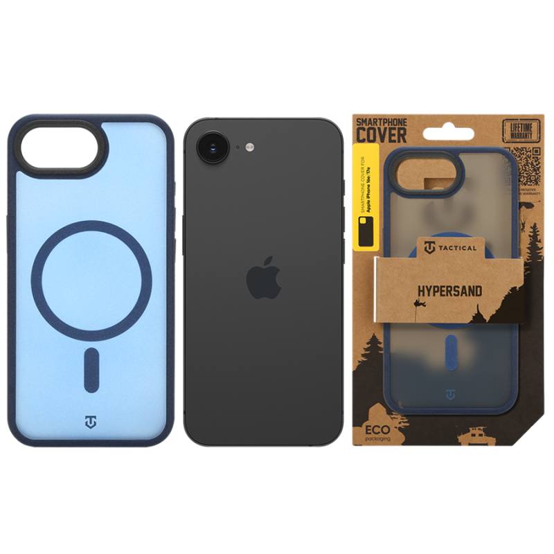 Tactical MagForce Hypersand Kryt pro Apple iPhone 16e/17e Deep Blue