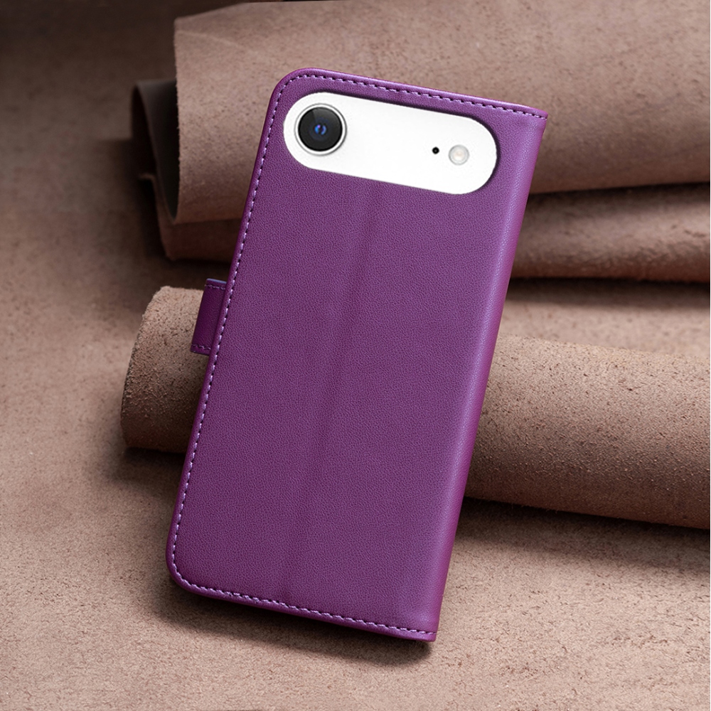 BNF knížkové pouzdro na mobil iPhone 17 Air - tmavěfialové