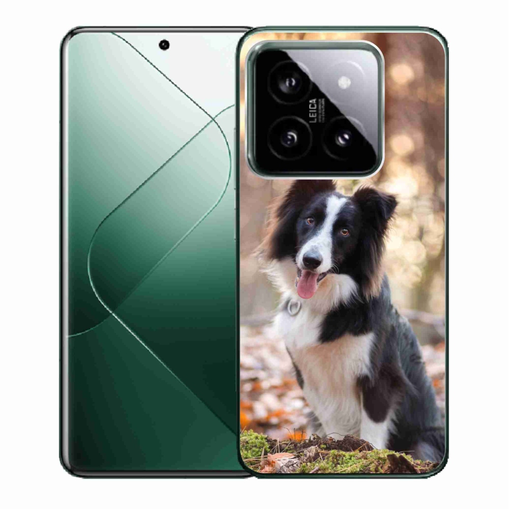 Gelový obal mmCase na Xiaomi 14 - border kolie 1