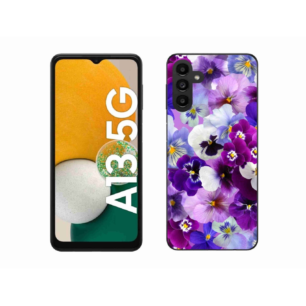 Gelový kryt mmCase na Samsung Galaxy A13 5G - květiny 9