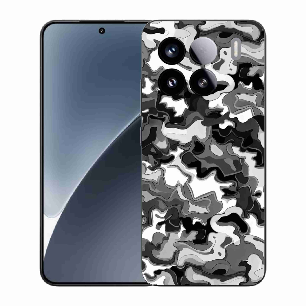Gelový kryt mmCase na Xiaomi 15 - maskáčový vzor 3