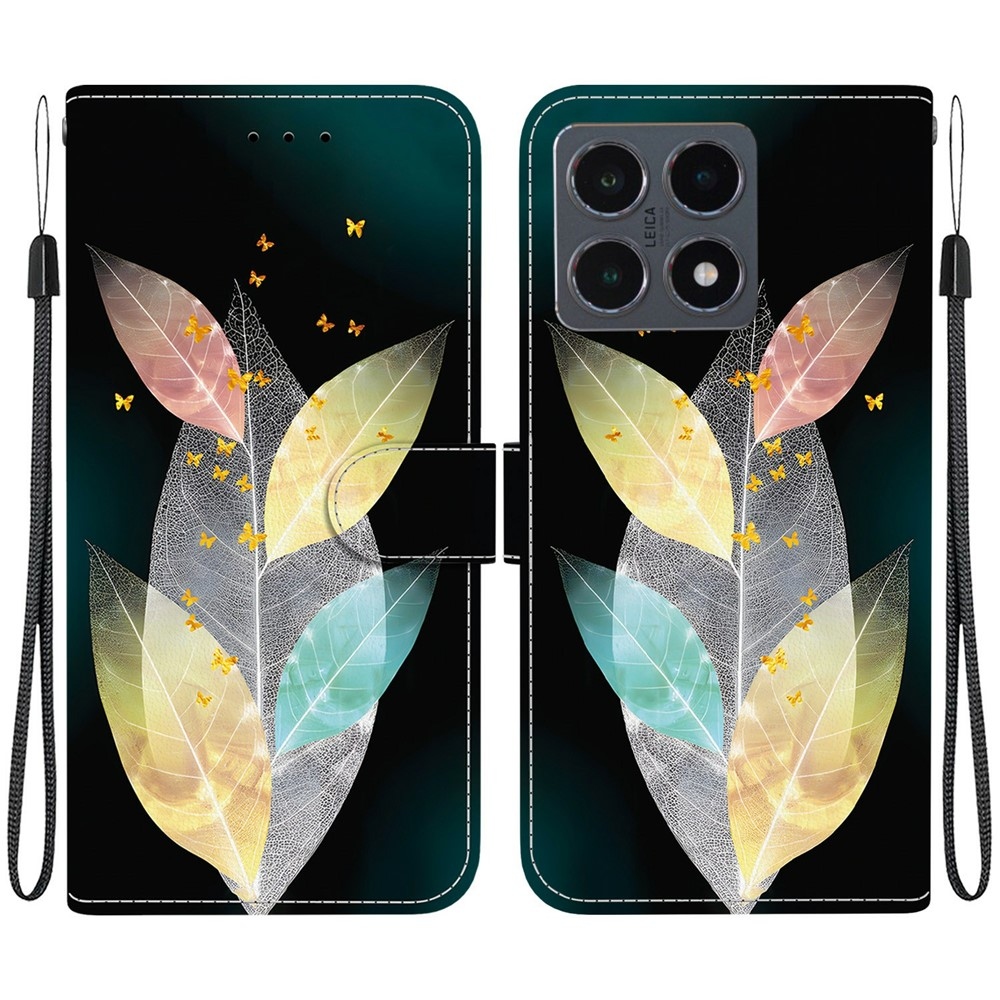 Versatile knížkové pouzdro na Xiaomi 15T - barevné listy