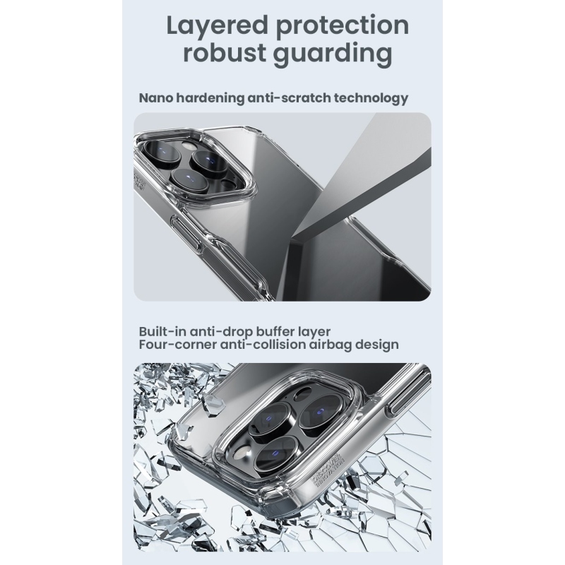 Nillkin Nature TPU PRO Kryt pro Apple iPhone 16 Pro Max Transparent