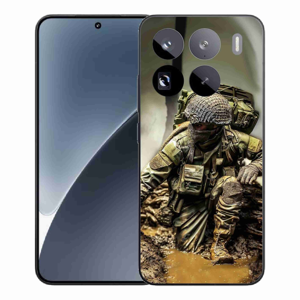 Gelový kryt mmCase na Xiaomi 15 Pro - voják