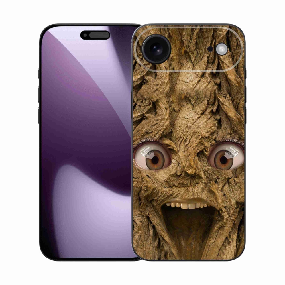 Gelový kryt mmCase na iPhone 17 Air - veselý strom s očima