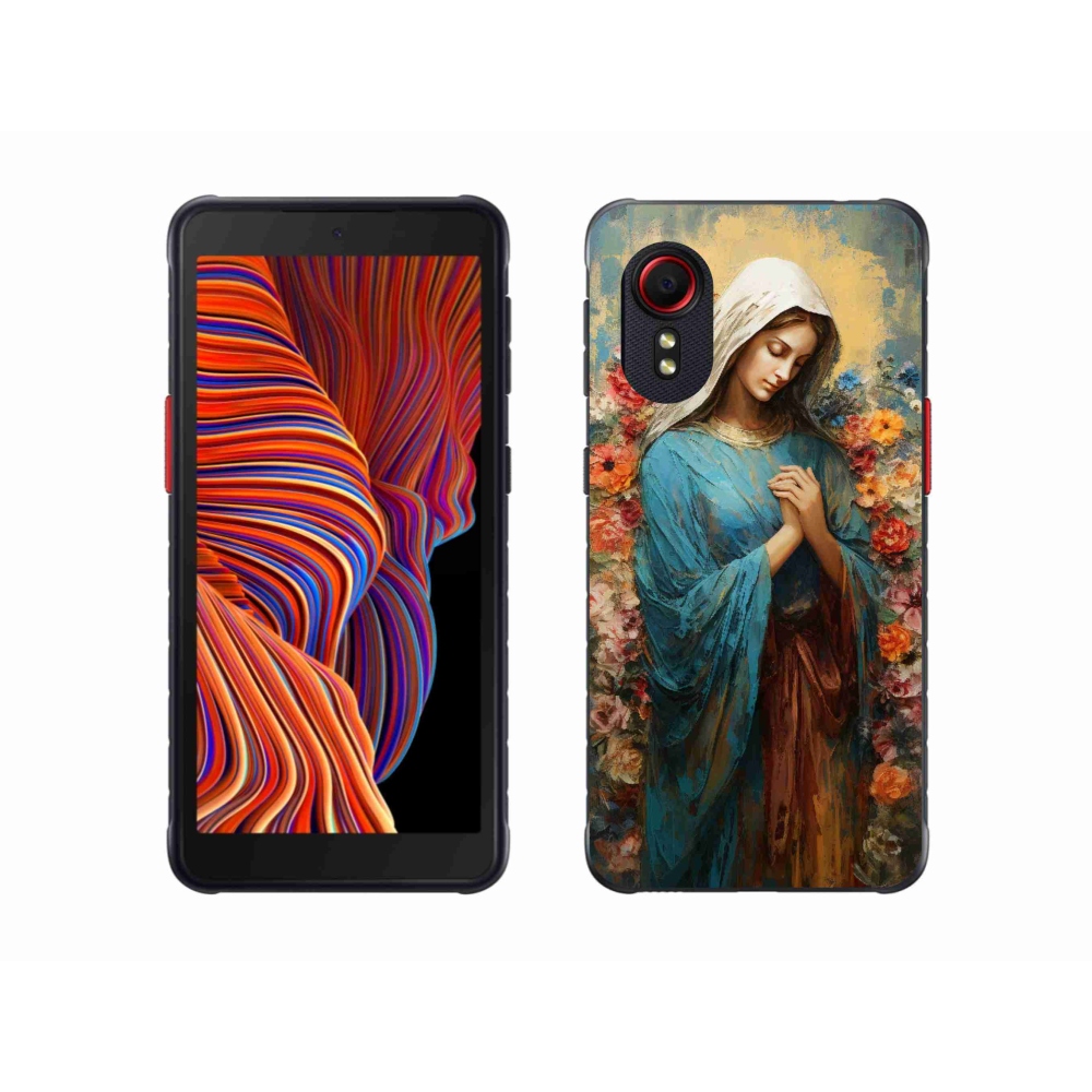 Gelový kryt mmCase na Samsung Galaxy Xcover 5 - svatá žena