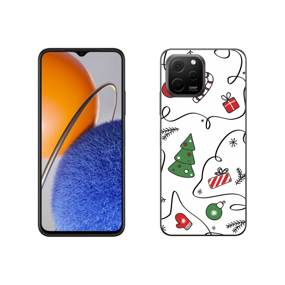 Gelový kryt mmCase na Huawei Nova Y61 - vánoční motivy