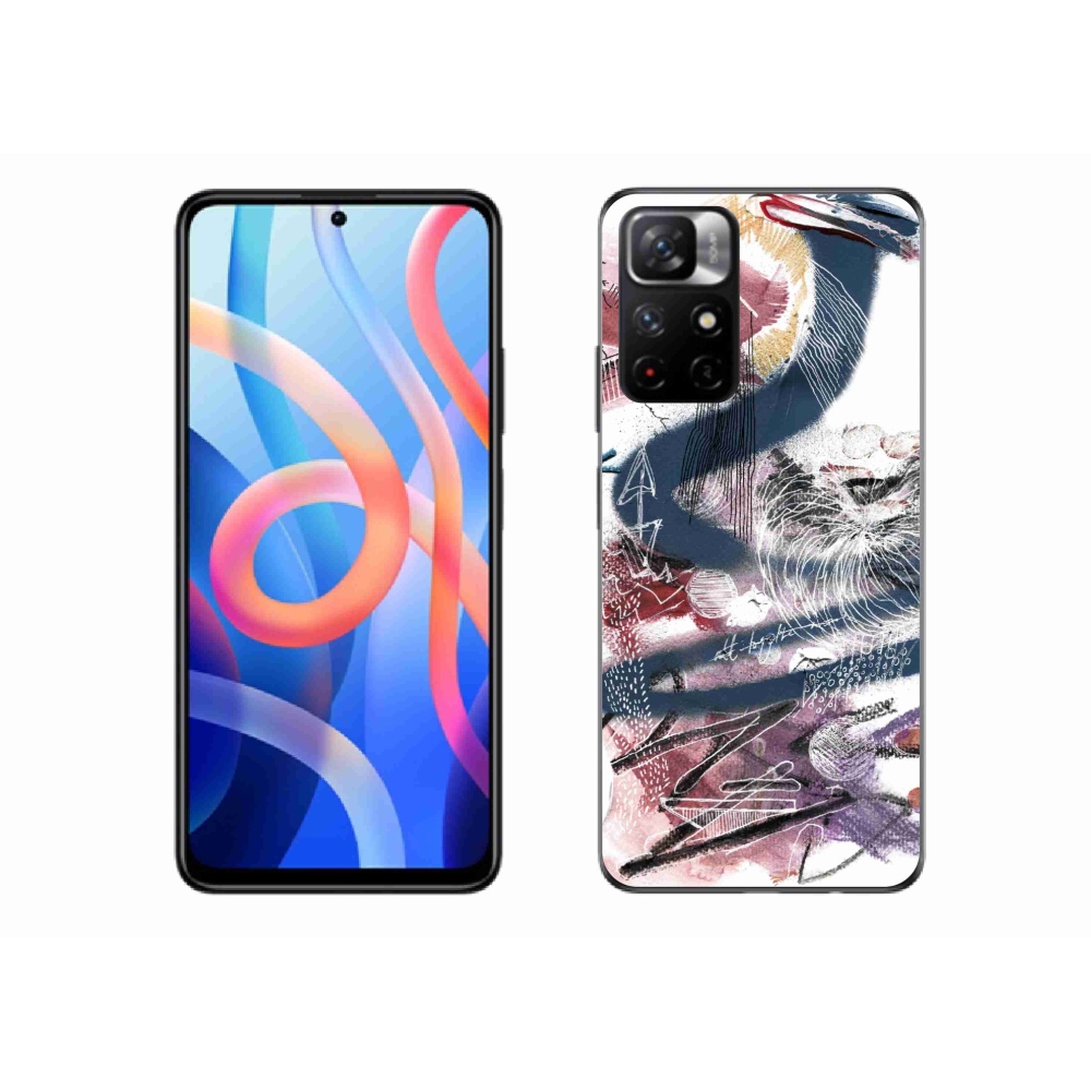 Gelový kryt mmCase na Xiaomi Redmi Note 11S 5G - abstraktní motiv 28