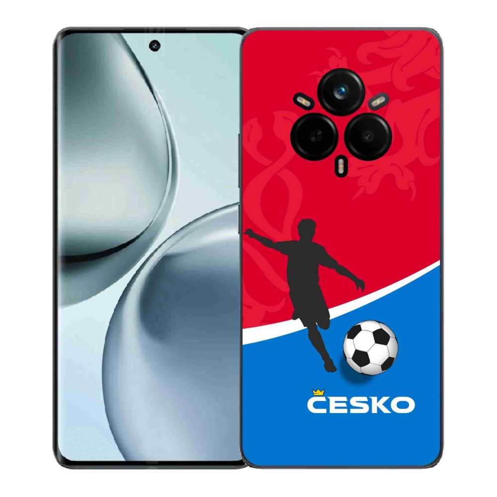 Gelový kryt mmCase na Realme 14 Pro+ 5G - fotbal Česko