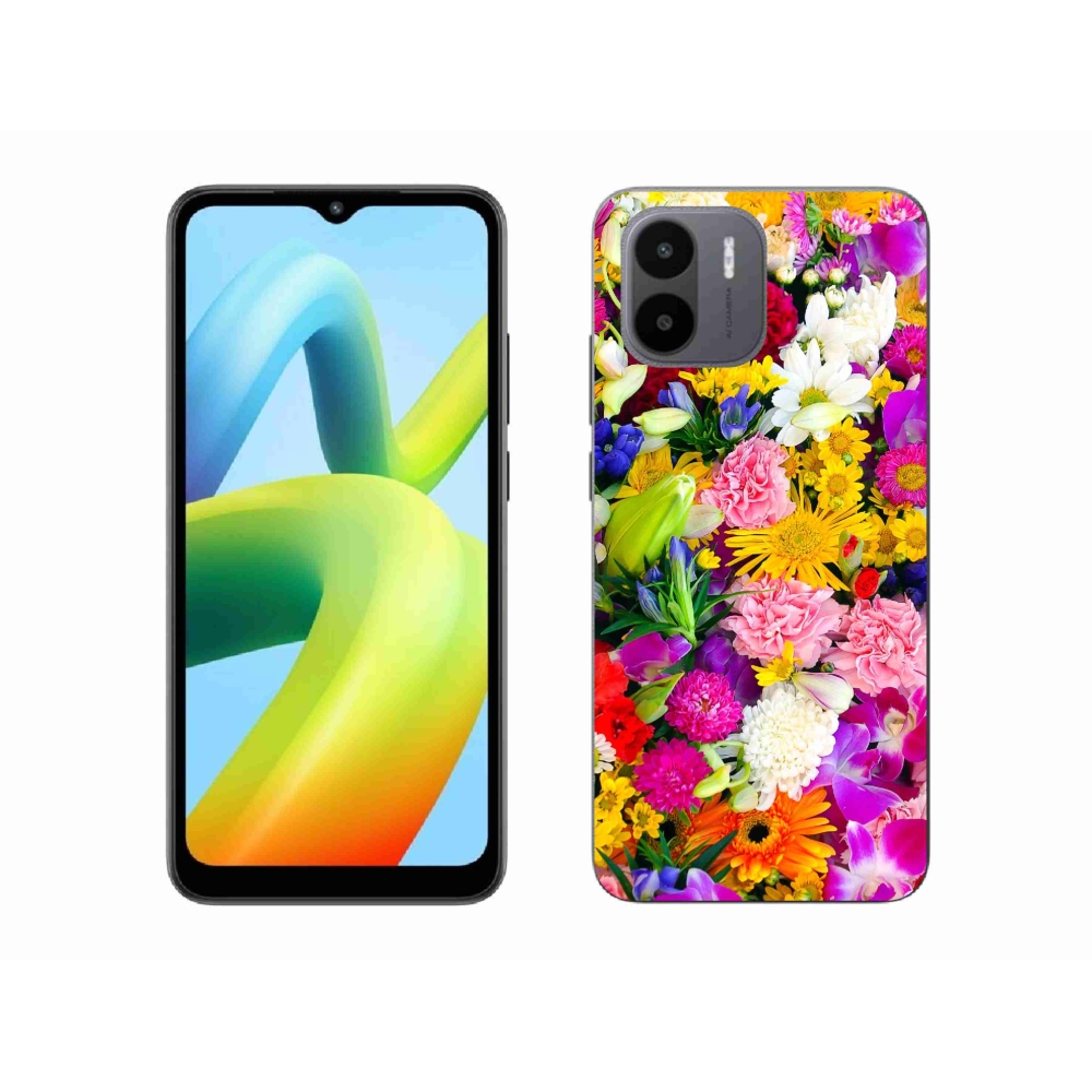 Gelový kryt mmCase na Xiaomi Redmi A1/Redmi A2 - květiny 12