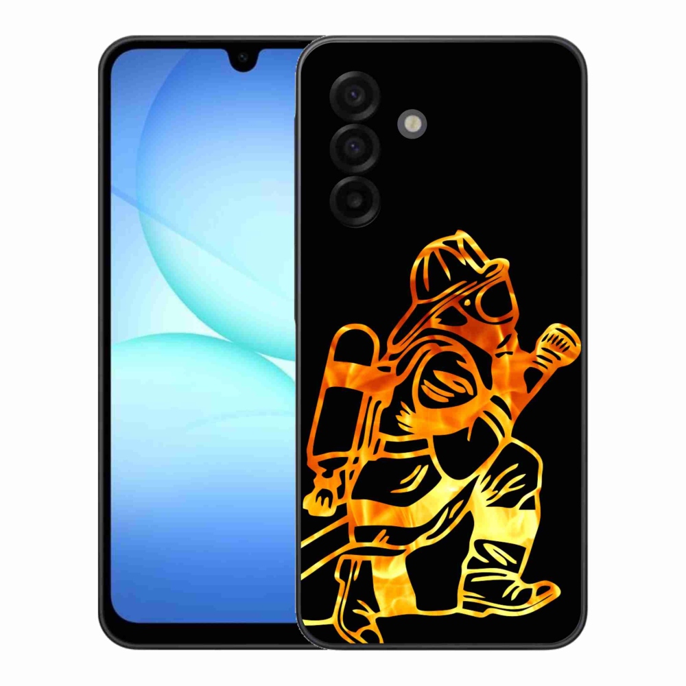 Gelový kryt mmCase na Samsung Galaxy A17 5G - hasič 1
