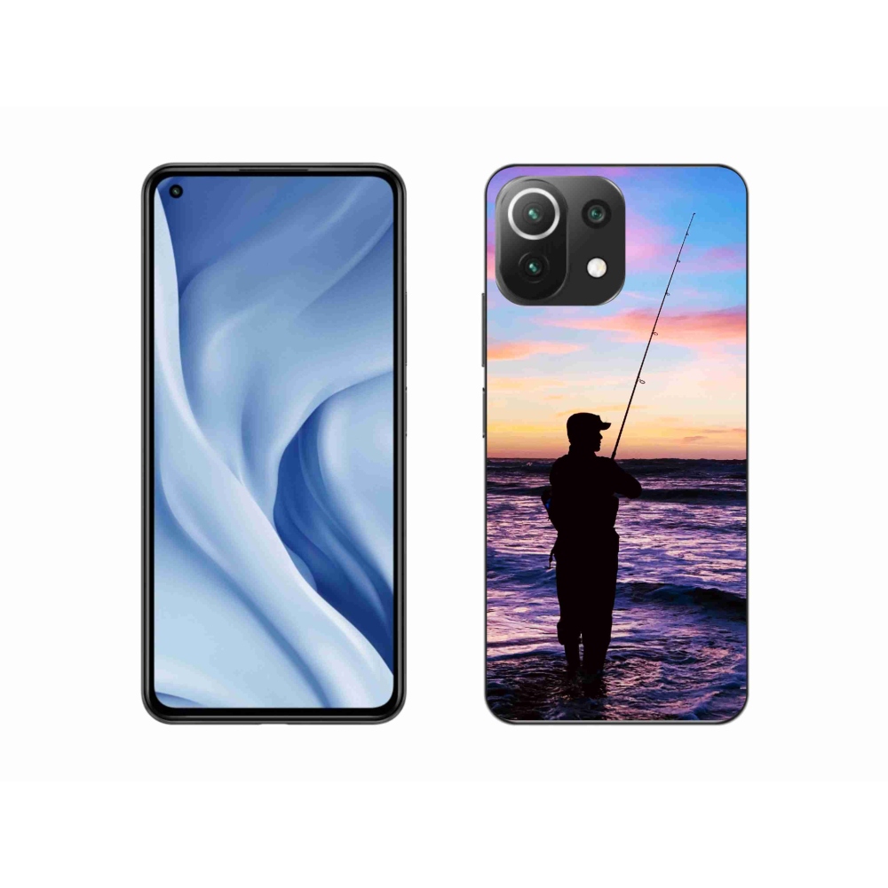 Gelový kryt mmCase na Xiaomi 11 Lite 5G NE - rybaření 1