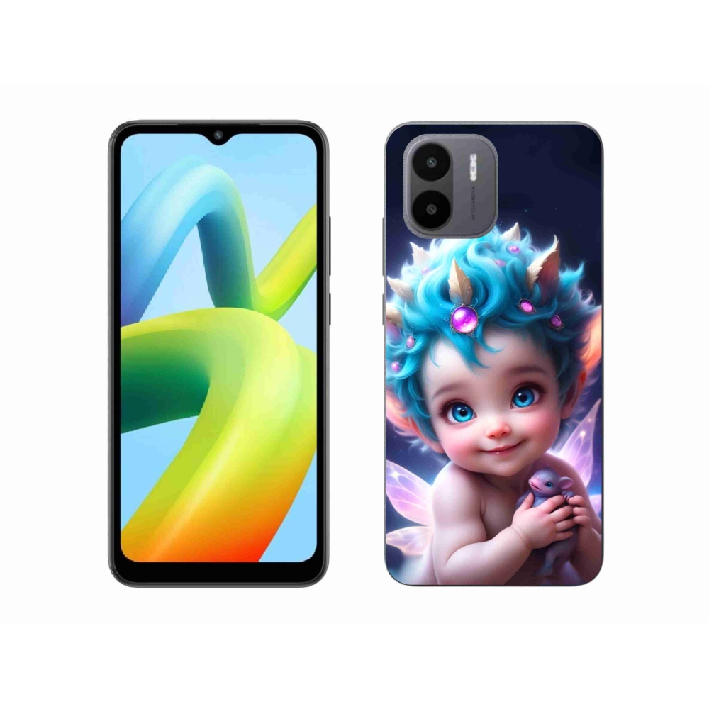 Gelový kryt mmCase na Xiaomi Redmi A1/Redmi A2 - dítě s motýlími křídly