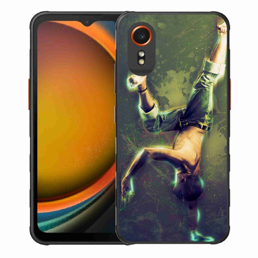 Gelový kryt mmCase na Samsung Galaxy Xcover 7 - breakdance