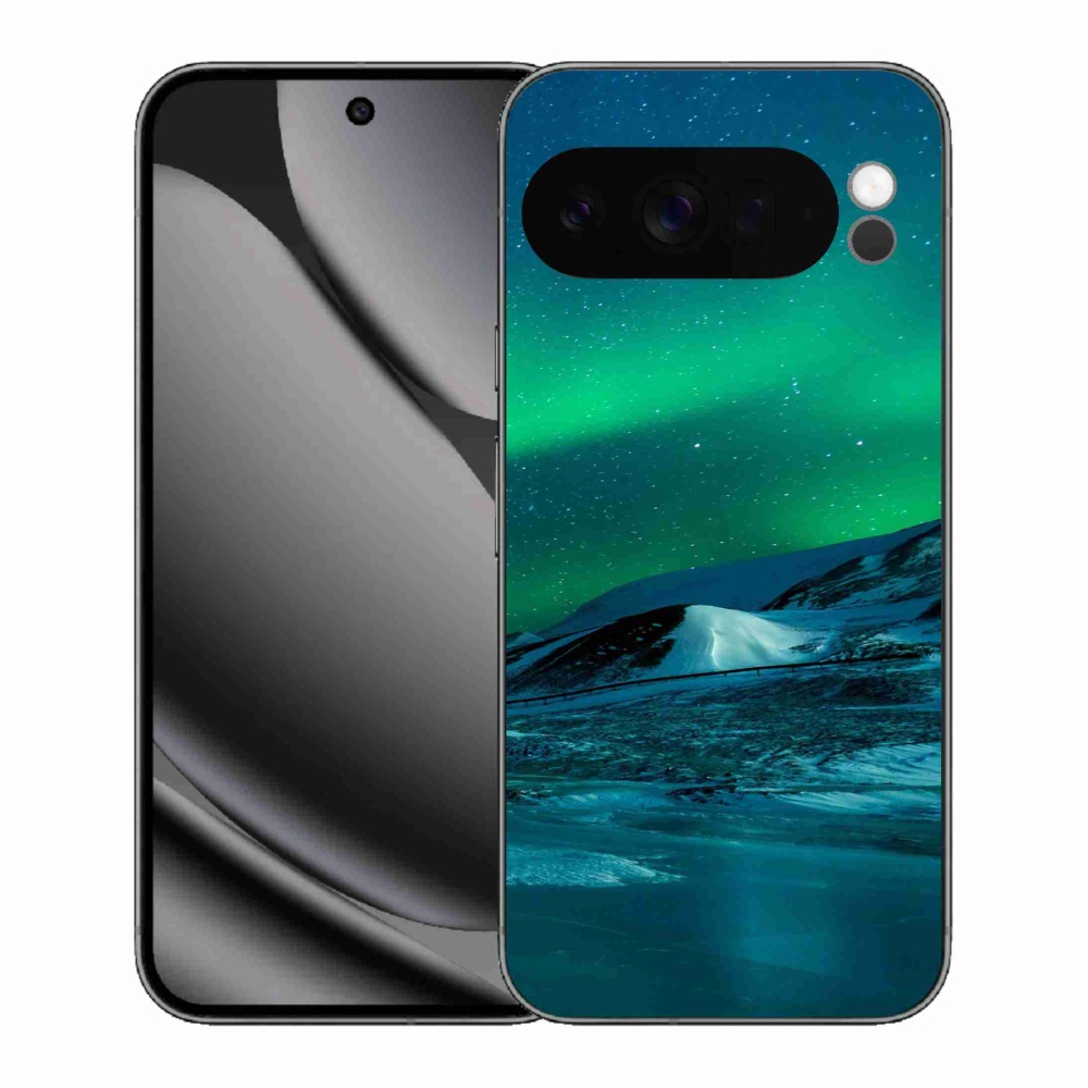 Gelový kryt mmCase na Google Pixel 10 Pro XL - polární záře
