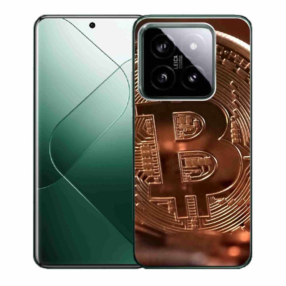 Gelový kryt mmCase na Xiaomi 14 - bitcoin