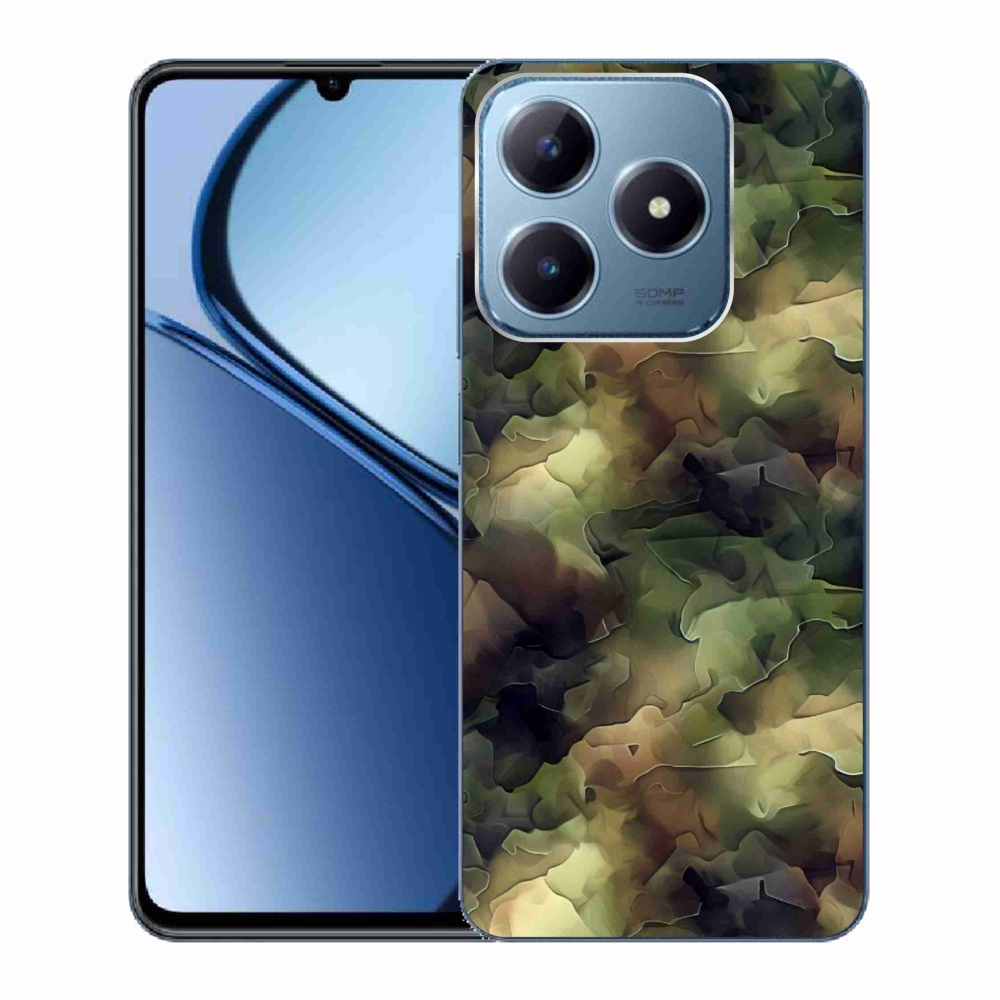 Gelový kryt mmCase na Realme C63 - maskáčový vzor 10
