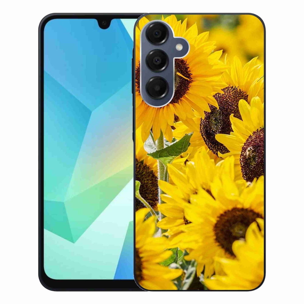 Gelový kryt mmCase na Samsung Galaxy A16 4G/5G - slunečnice