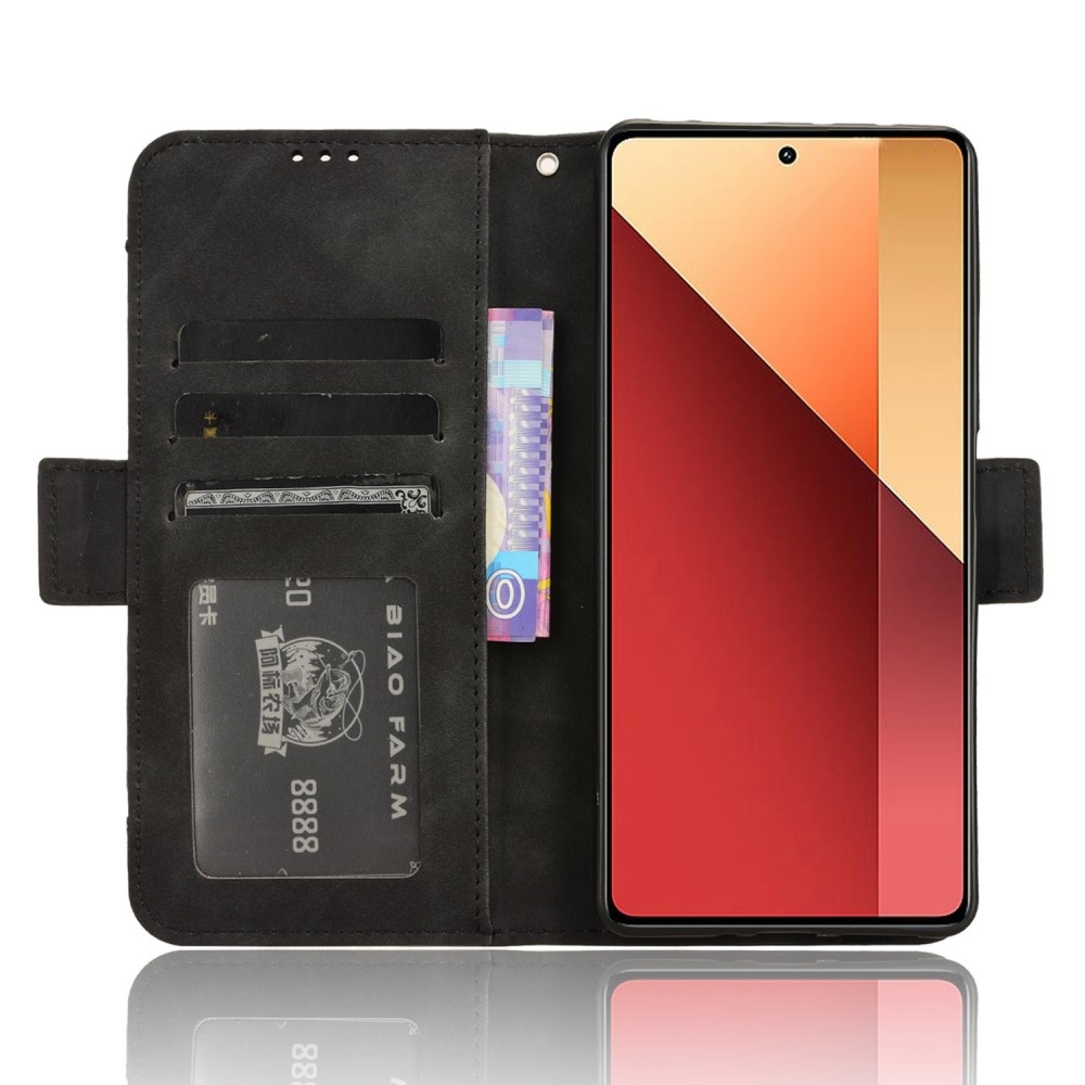 Cards knížkové pouzdro na Xiaomi Redmi Note 14S/Note 13 Pro 4G/Poco M6 Pro - černé